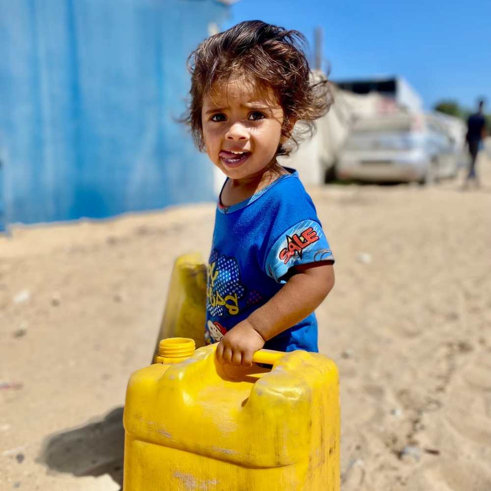 Citerne d'eau Ă  Gaza