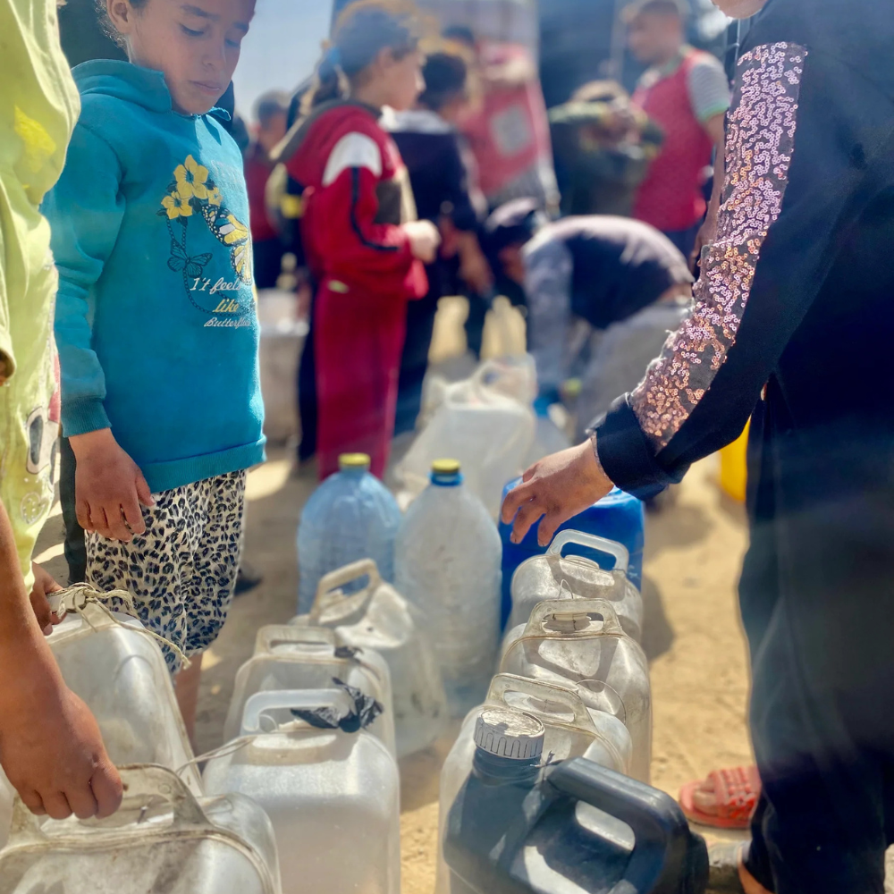 Citerne d'eau Ă  Gaza