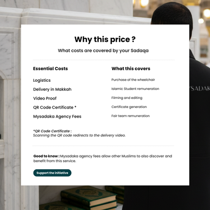 Mon fauteuil à Makkah