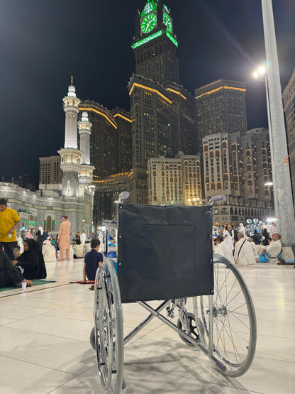 Mon fauteuil roulant à Makkah